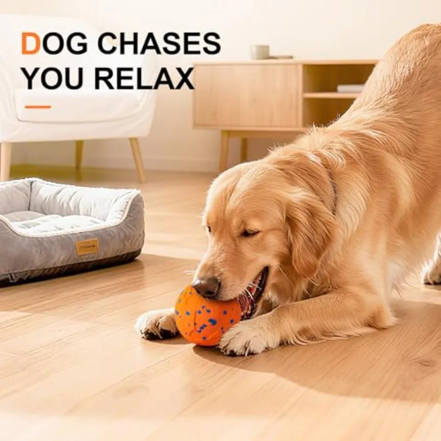 Interactive Auto-Moving Dog Ball Toy USB Rechargeable