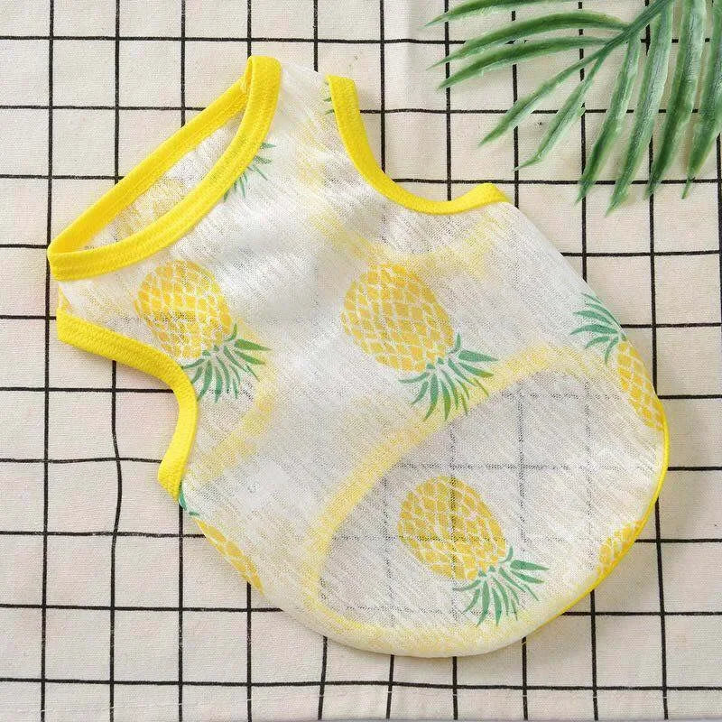 Sunscreen Cat Vest Summer Pet Clothing Breathable Ultra Thin