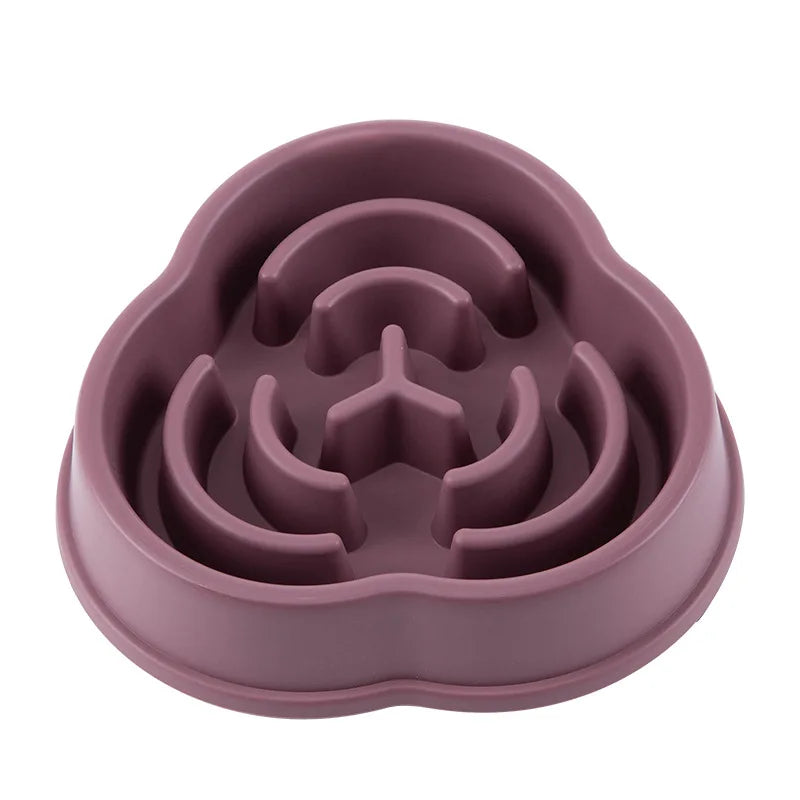 Slow Feeder Pet Bowl For Cats And Dogs NonSlip AntiChoking