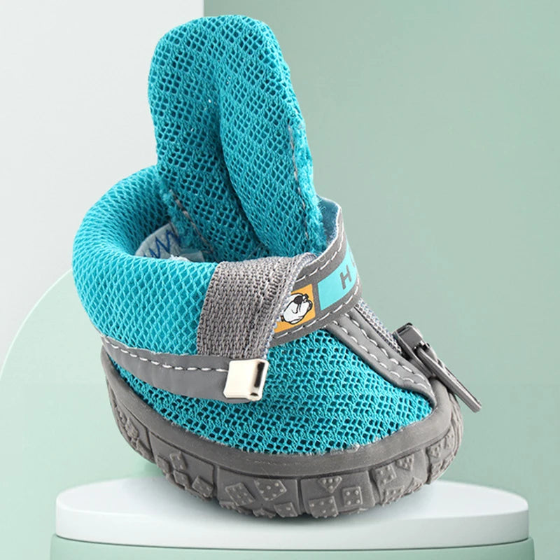 Hobaggo Non-slip Breathable Dog Shoes With Plush Warm Protection