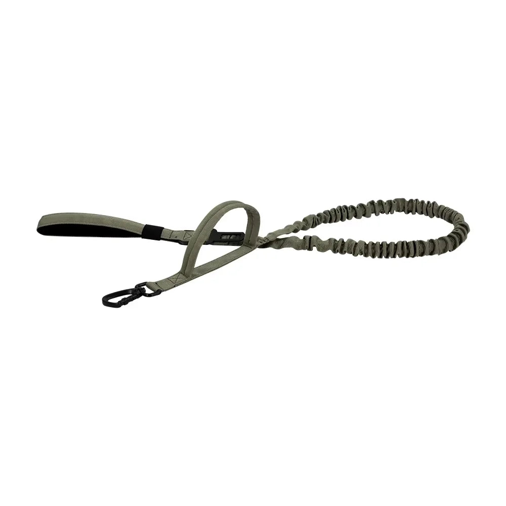 Dog Leash With Adjustable Elastic Rope And Dual Handles