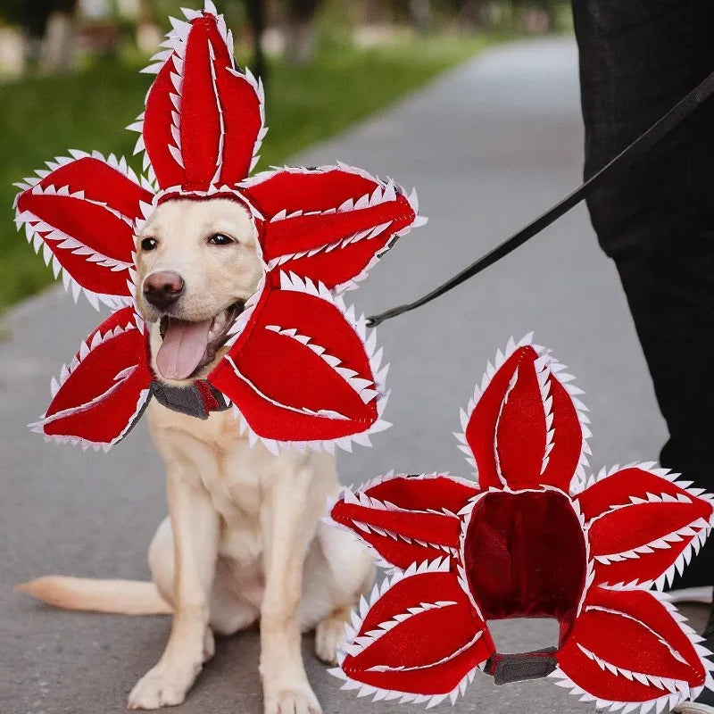 Cute Floral Cosplay Headband For Puppies