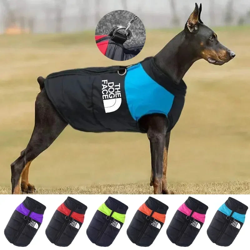 Waterproof Warm Dog Coat Padded Winter Jacket For Dogs