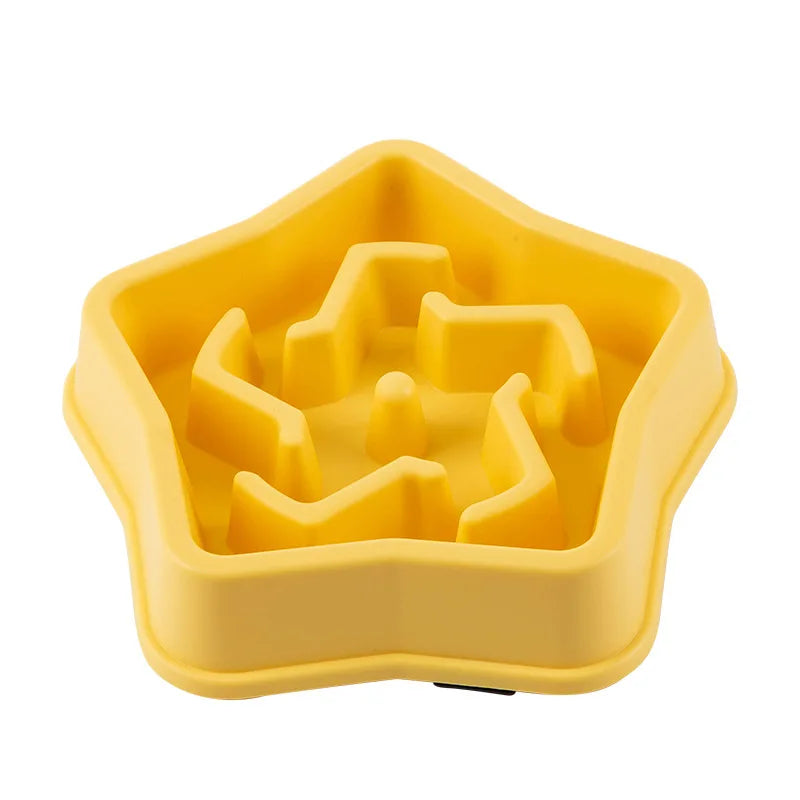 Slow Feeder Dog Cat Bowl Anti Choking Non Slip Plastic