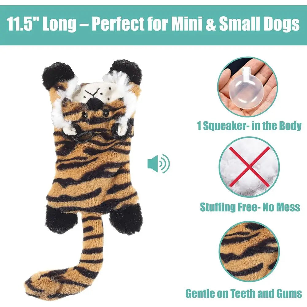 Sturdy Interactive Plush Squeaky Dog Toy For Small Dogs