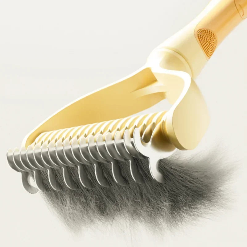 Cat Fur Knot Cutter Hair Removal Comb For Pet Grooming