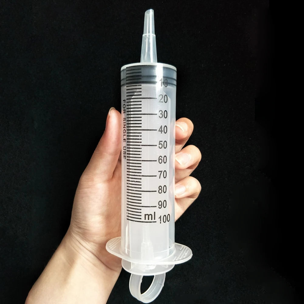 1-20PCS 20/60/100/150ml Plastic Syringe Reusable Pump Measuring Seringue Tube for Pet Feeding Car Liquid Oil Glue Applicator