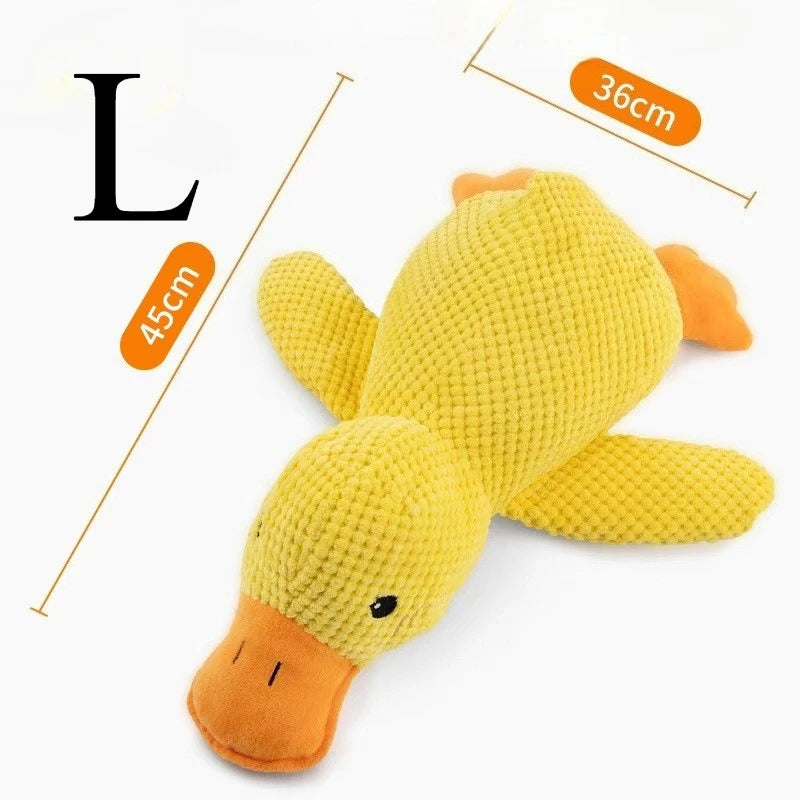 Xmsj Duck Dog Toy Plush Chewing Durable With Sound
