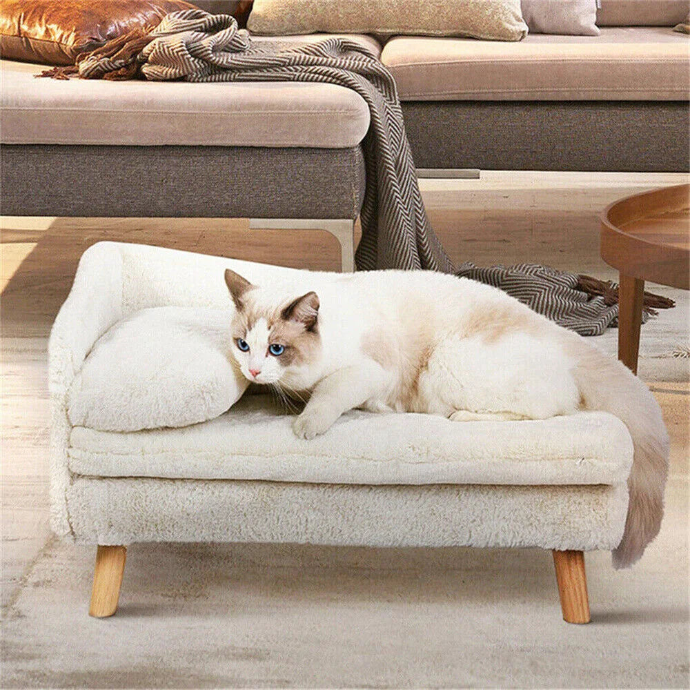 Borwart CN Luxury Elevated Dog Sofa Bed With Backrest