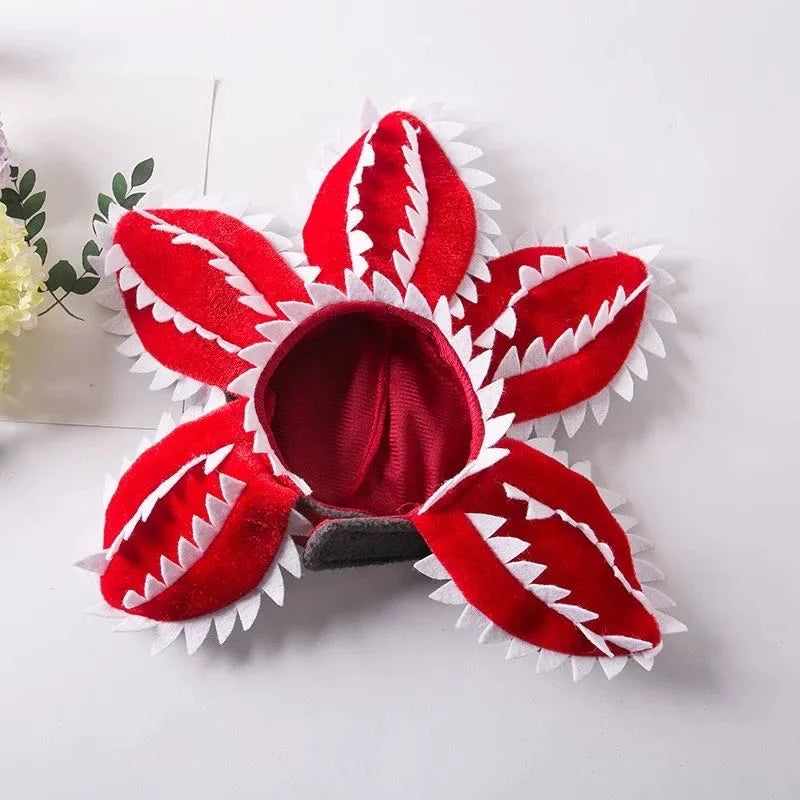 Cute Floral Cosplay Headband For Puppies