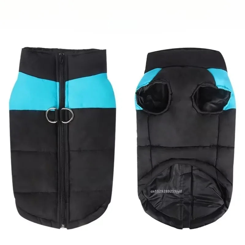 NONECN Waterproof Warm Dog Coat Padded Zipper Jacket
