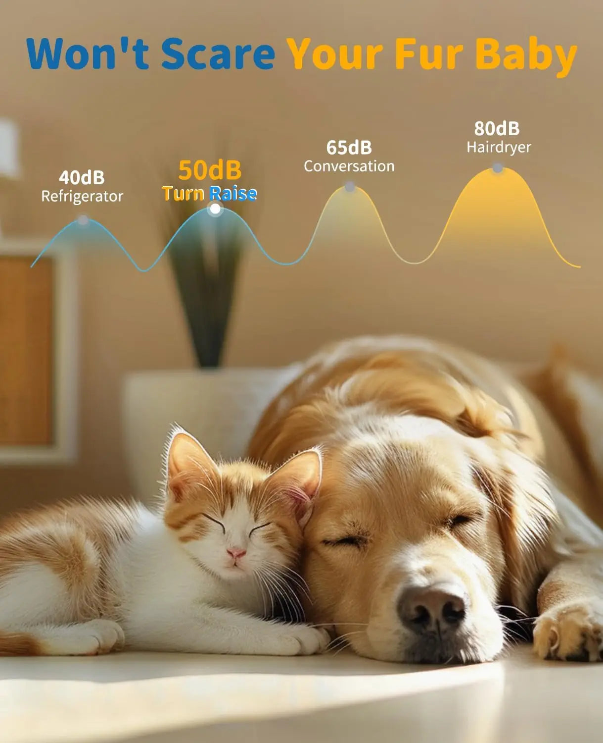 Quiet Cordless Pet Grooming Clippers With Ceramic Blade LED Display
